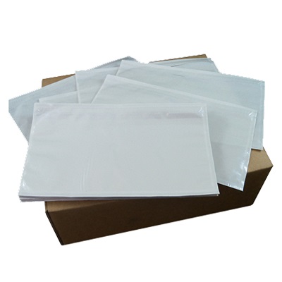 100 x DL Plain Document Enclosed Wallets 110mm x 230mm